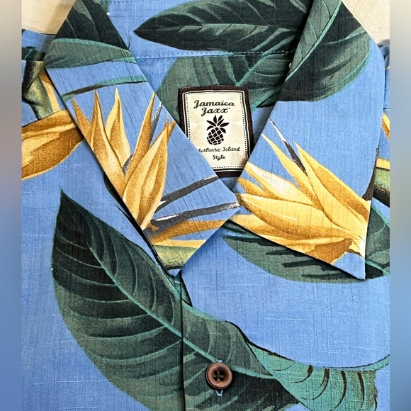 Jamaica Jaxx Mens Island Hawaiian Aloha Shirt - Picture 7 of 12